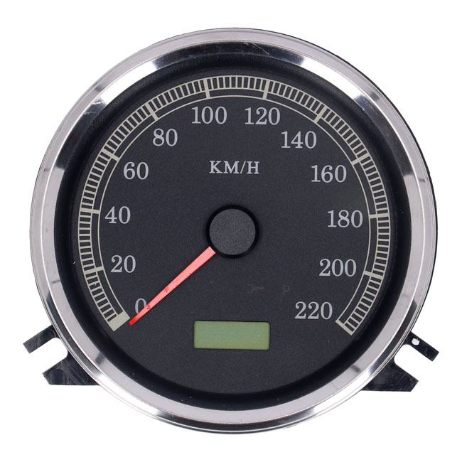 FL SPEEDOMETER, ’95-03 FACE’, BLACK. ELECTRONIC DRIVE