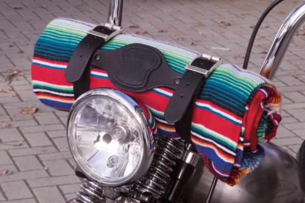 mexican blanket serape black en white - Afbeelding 3