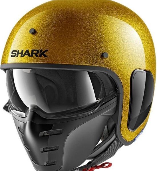 Shark blank glitter S drak fibre gold