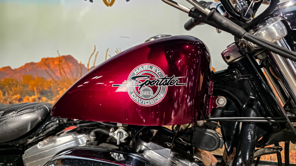 Harley-Davidson-Sportster-XLH-883-1988-2 Harley Davidson, Sportster 883, XLH 883, 1988, GERESERVEERD