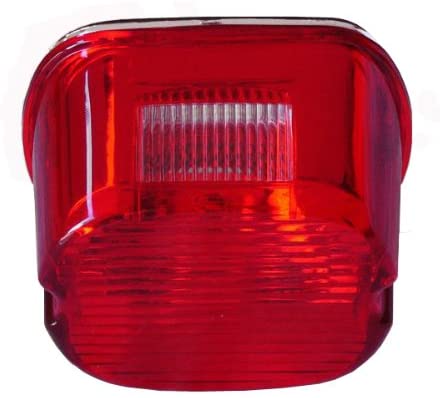 Red Laydown Taillight Lens