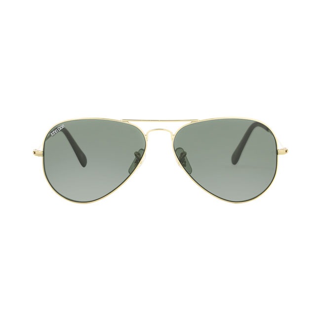 JOHN DOE SUNGLASSES AVIATOR SHINY GOLD