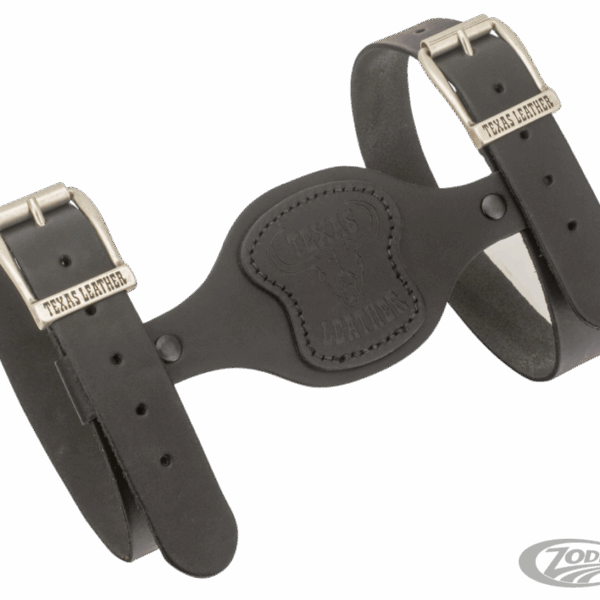 texas blanket holder black leather