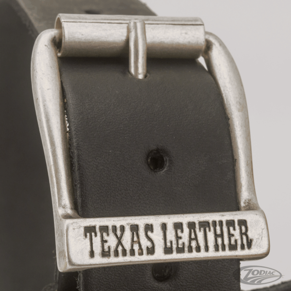 texas blanket holder black leather
