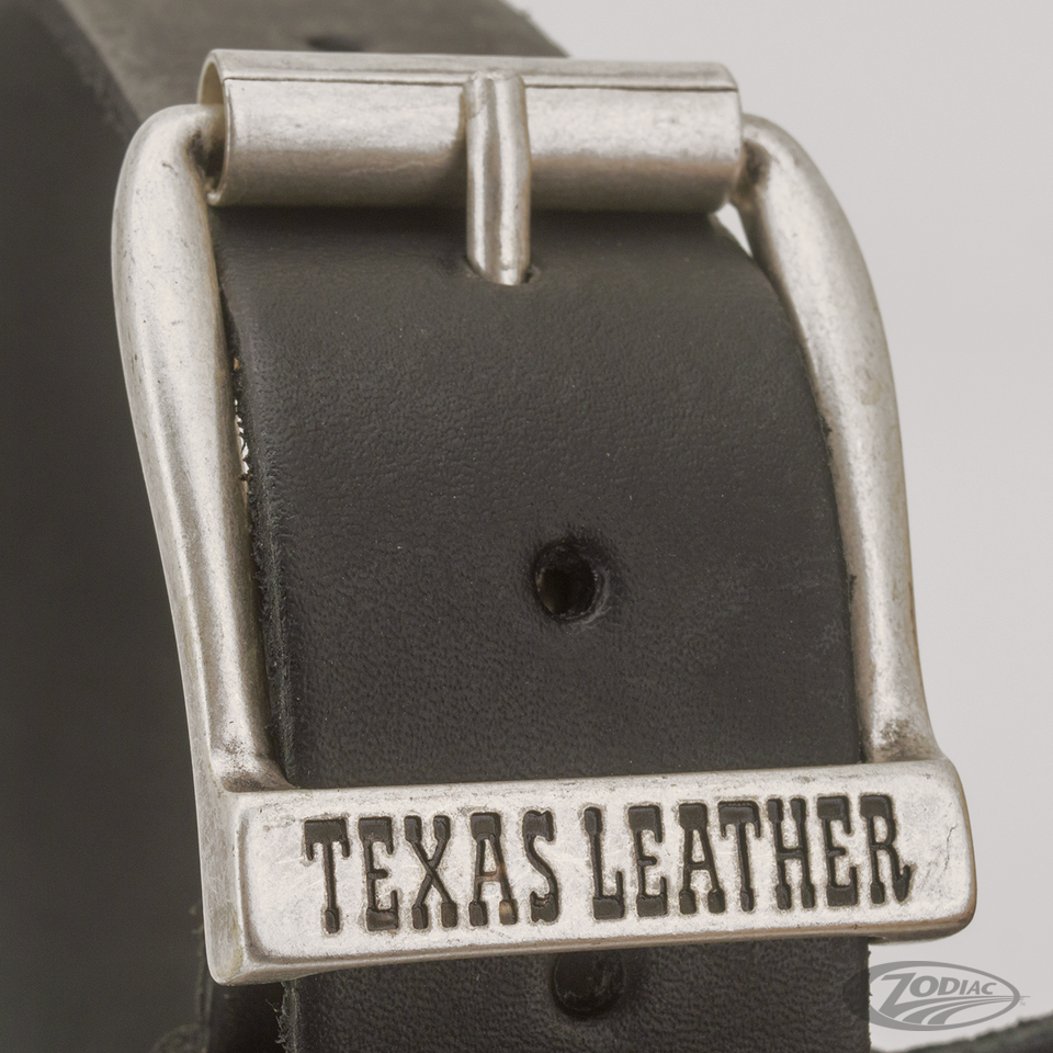 texas blanket holder black leather