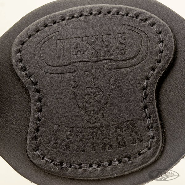 texas blanket holder black leather