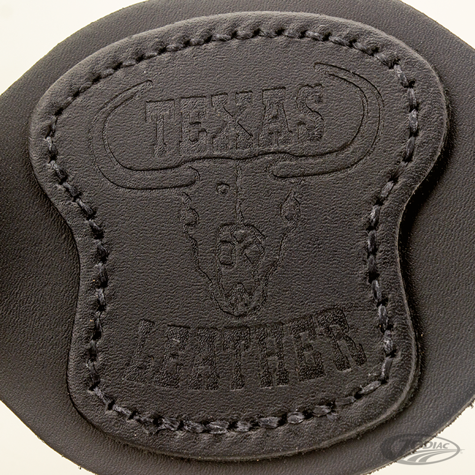 texas blanket holder black leather