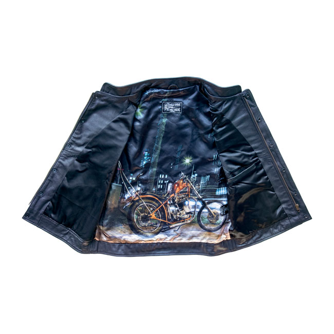 Motorcycle Storehouse B.V. 13/5 night rider leather vest