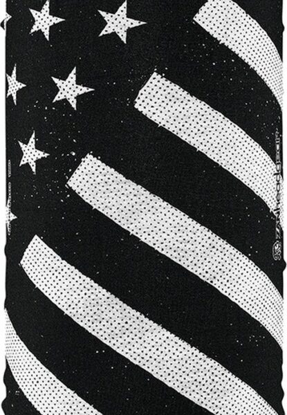 zan-motley-tube-polyester-BW-USA-flag Zan motley tube B&W USA flag