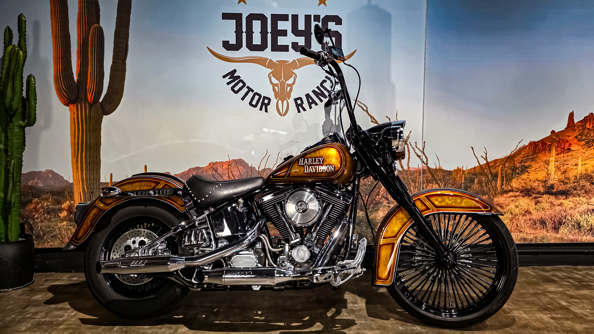 Harley-Davidson - Softail - Heritage classic - FLSTC - EVO - Custom paint - 1995 (5)